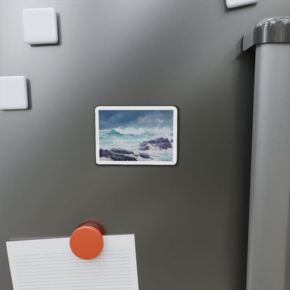 Seascape (3) (Magazine Illustration) Refrigerator Magnet-The Sticker Space