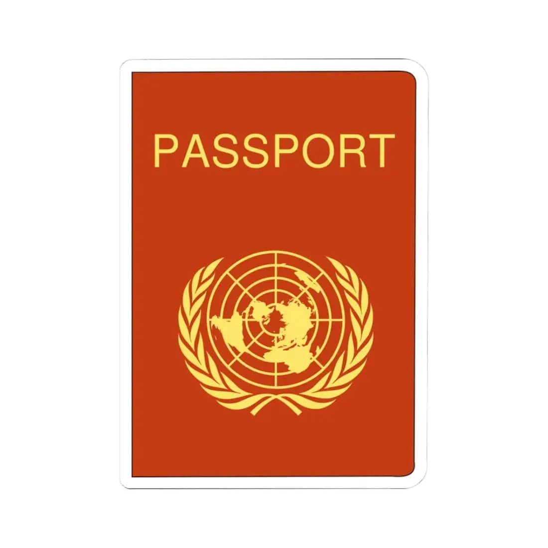 Sebek Passport - STICKER Vinyl Kiss-Cut Decal 3 Inch White - The Sticker Space