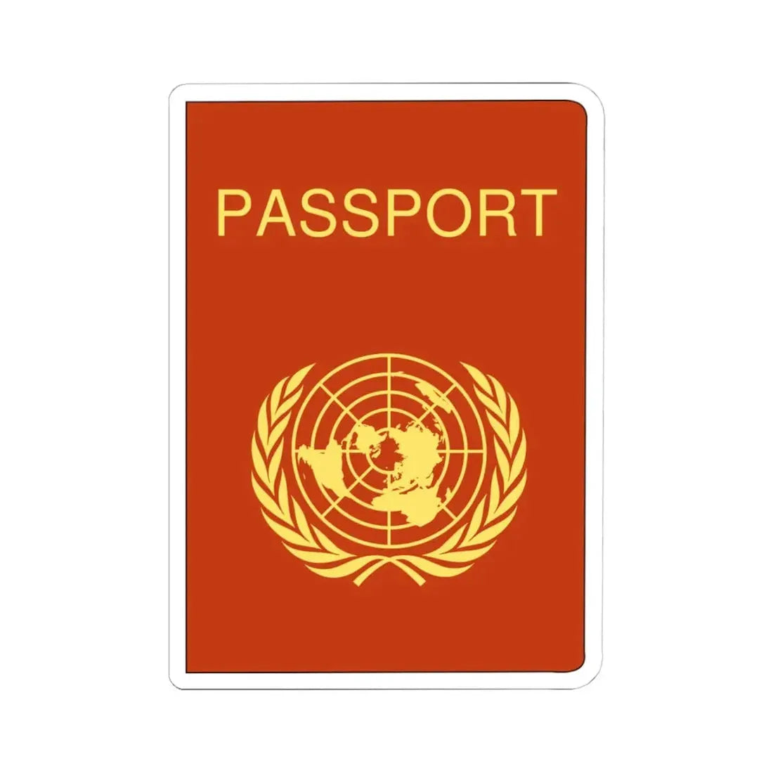 Sebek Passport - STICKER Vinyl Kiss-Cut Decal 4 Inch White - The Sticker Space