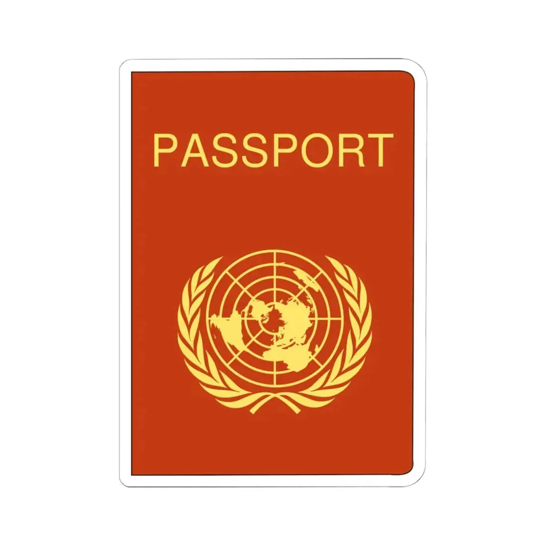 Sebek Passport - STICKER Vinyl Kiss-Cut Decal 6 Inch White - The Sticker Space