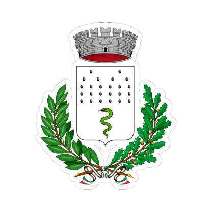 Seclì-Stemma (Italy) (Coat of Arms) STICKER Vinyl Kiss-Cut Decal 4 Inch White - The Sticker Space