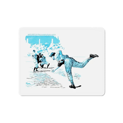 Second-Hand Dream, Bluebook Magazine, July 1953 (Magazine Illustration) Refrigerator Magnet 3 Inch Die-Cut - The Sticker Space