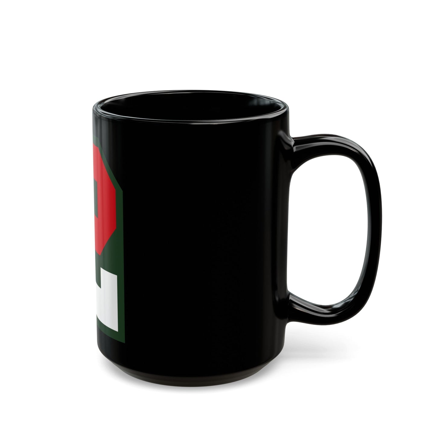 Second United States CSIB (U.S. Army) Black Coffee Mug-The Sticker Space