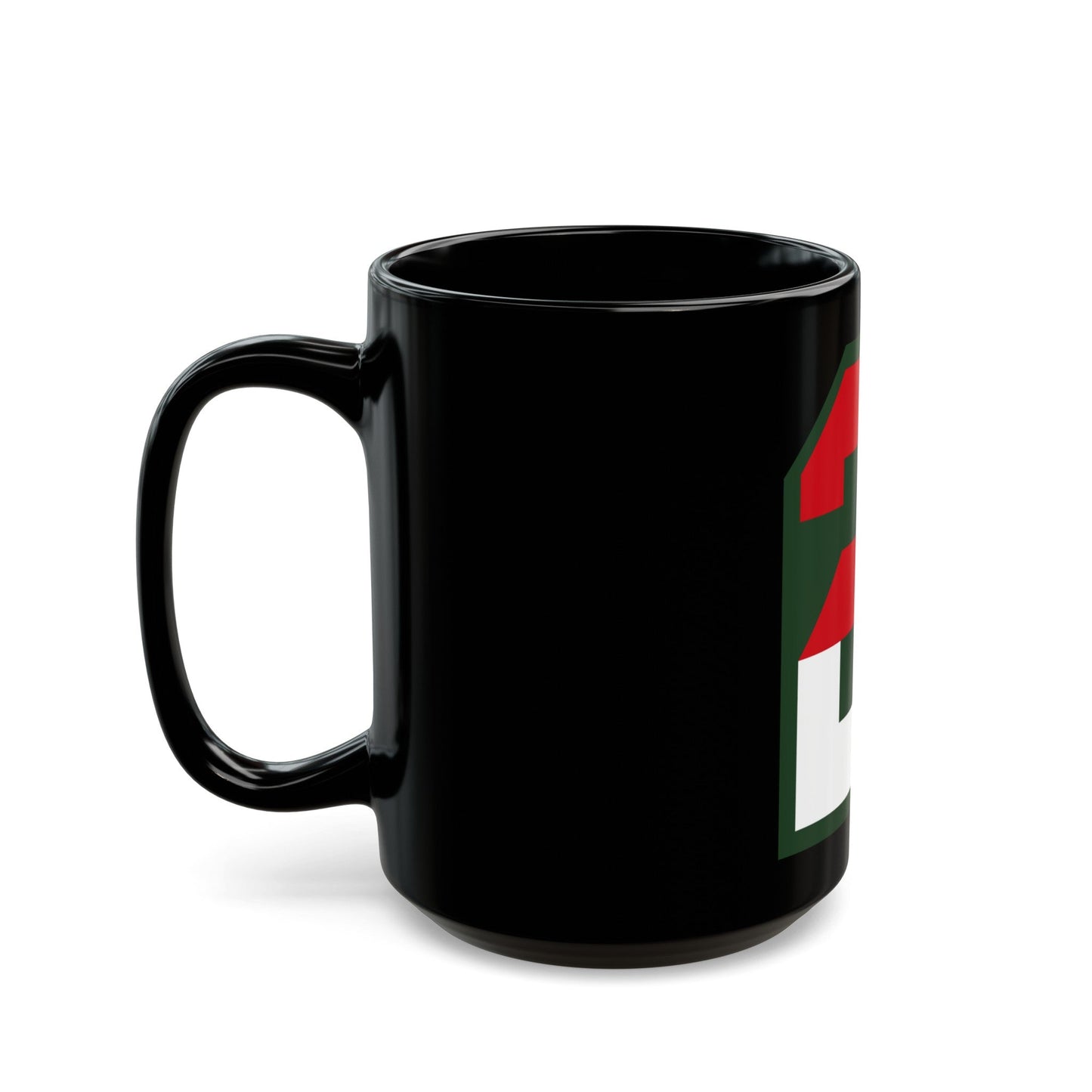 Second United States CSIB (U.S. Army) Black Coffee Mug-The Sticker Space