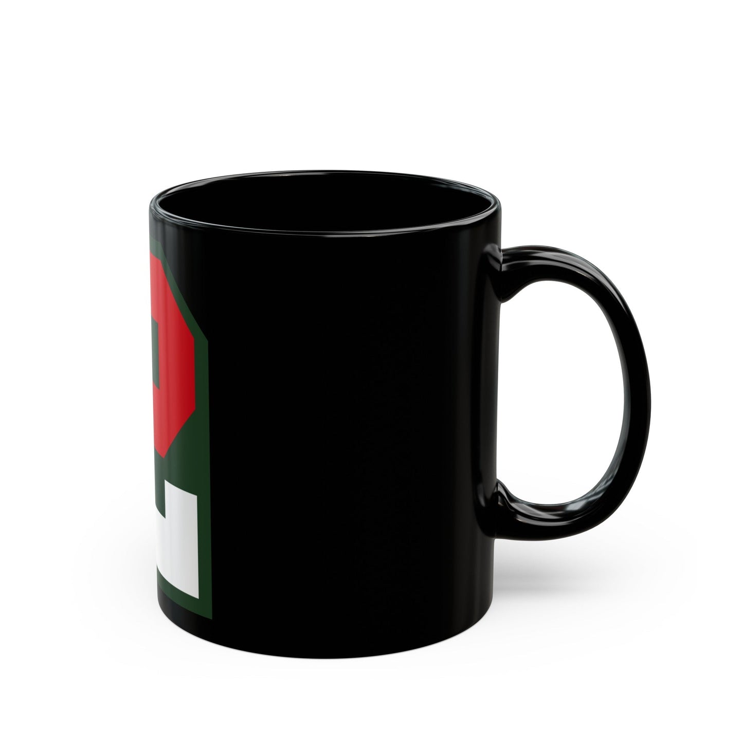 Second United States CSIB (U.S. Army) Black Coffee Mug-The Sticker Space