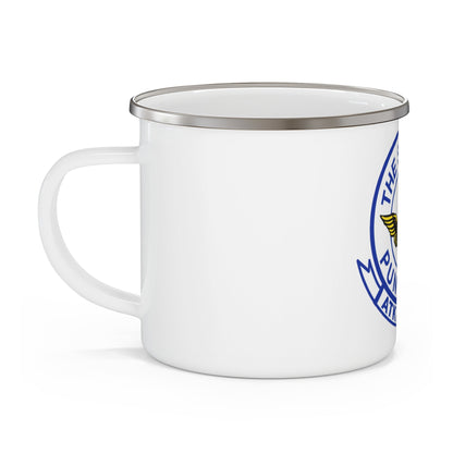 Second VA 75 ATKRON 75 The Sunday Punchers (U.S. Navy) Enamel Mug 12oz-12oz-The Sticker Space