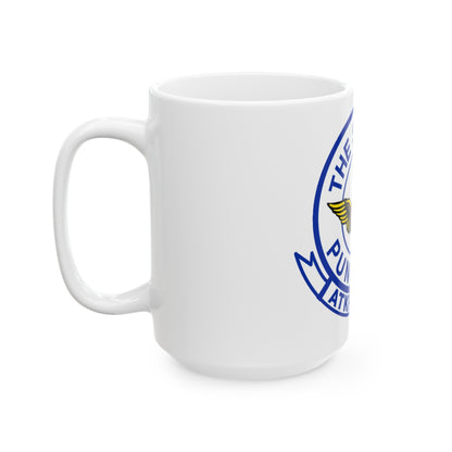 Second VA 75 ATKRON 75 The Sunday Punchers (U.S. Navy) White Coffee Mug-The Sticker Space