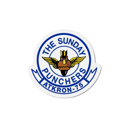 Second VA 75 ATKRON 75 The Sunday Punchers (U.S. Navy) Refrigerator Magnet 5 Inch - The Sticker Space