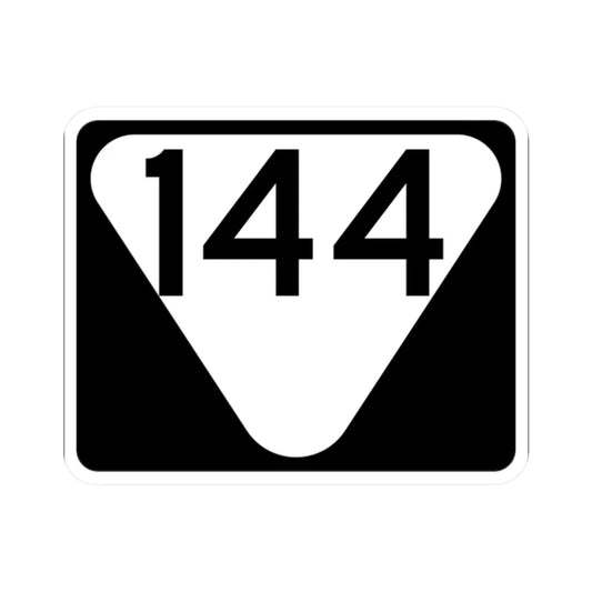 Secondary Tennessee 144 (Tennessee) (Road Sign) STICKER Vinyl Kiss-Cut Decal 2 Inch White - The Sticker Space