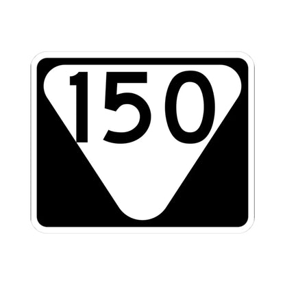 Secondary Tennessee 150 (Tennessee) (Road Sign) STICKER Vinyl Kiss-Cut Decal 3 Inch White - The Sticker Space