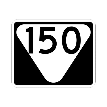 Secondary Tennessee 150 (Tennessee) (Road Sign) STICKER Vinyl Kiss-Cut Decal 6 Inch White - The Sticker Space