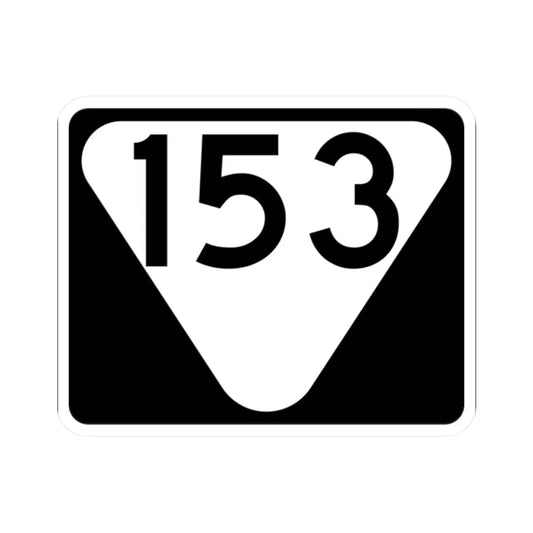 Secondary Tennessee 153 (Tennessee) (Road Sign) STICKER Vinyl Kiss-Cut Decal 2 Inch White - The Sticker Space