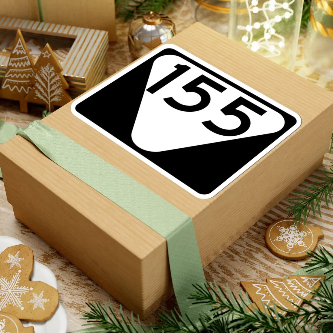 Secondary Tennessee 155 (Tennessee) (Road Sign) STICKER Vinyl Kiss-Cut Decal - The Sticker Space