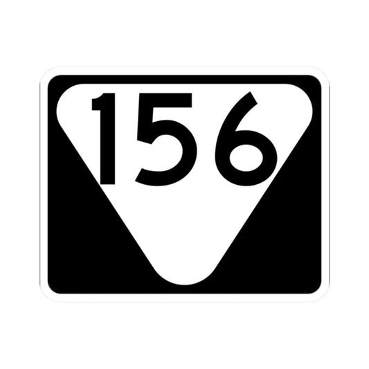 Secondary Tennessee 156 (Tennessee) (Road Sign) STICKER Vinyl Kiss-Cut Decal 2 Inch White - The Sticker Space
