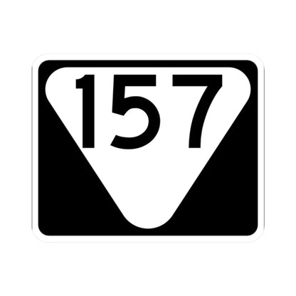 Secondary Tennessee 157 (Tennessee) (Road Sign) STICKER Vinyl Kiss-Cut Decal 2 Inch White - The Sticker Space