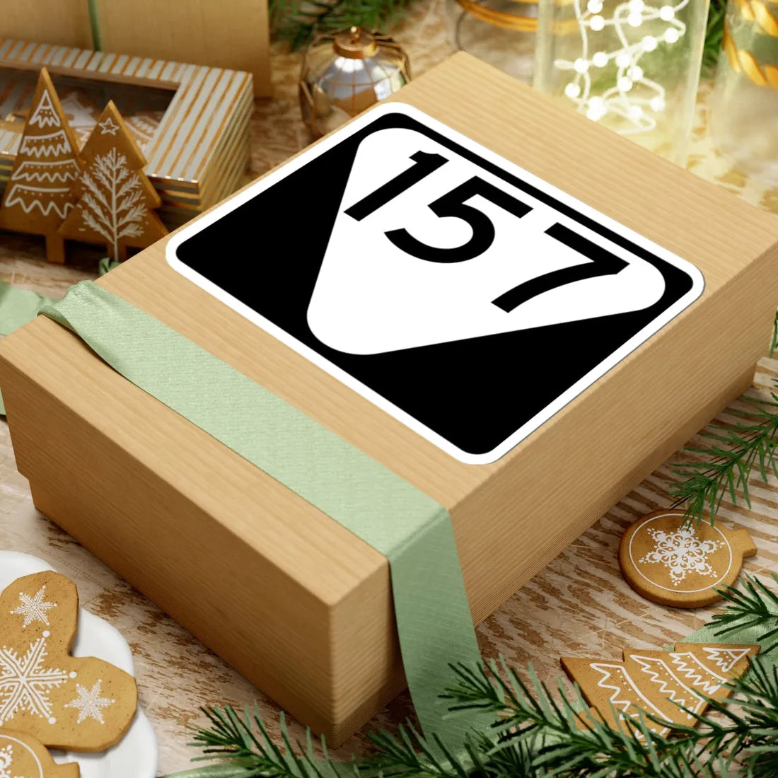 Secondary Tennessee 157 (Tennessee) (Road Sign) STICKER Vinyl Kiss-Cut Decal - The Sticker Space