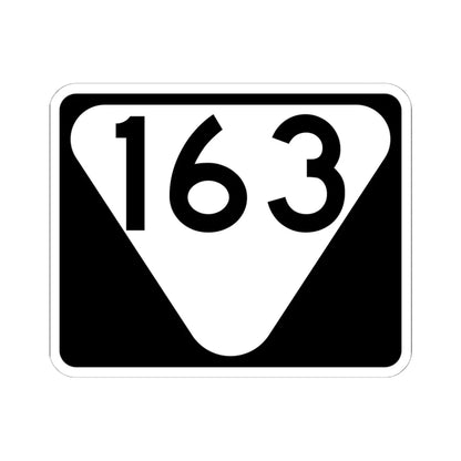 Secondary Tennessee 163 (Tennessee) (Road Sign) STICKER Vinyl Kiss-Cut Decal 6 Inch White - The Sticker Space