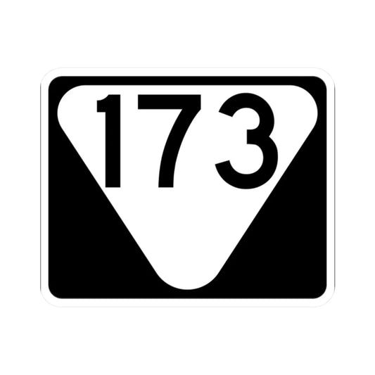 Secondary Tennessee 173 (Tennessee) (Road Sign) STICKER Vinyl Kiss-Cut Decal 2 Inch White - The Sticker Space