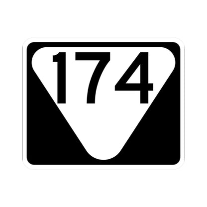 Secondary Tennessee 174 (Tennessee) (Road Sign) STICKER Vinyl Kiss-Cut Decal 2 Inch White - The Sticker Space
