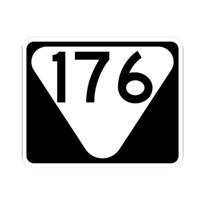 Secondary Tennessee 176 (Tennessee) (Road Sign) STICKER Vinyl Kiss-Cut Decal 3 Inch White - The Sticker Space