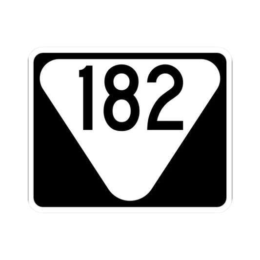 Secondary Tennessee 182 (Tennessee) (Road Sign) STICKER Vinyl Kiss-Cut Decal 2 Inch White - The Sticker Space