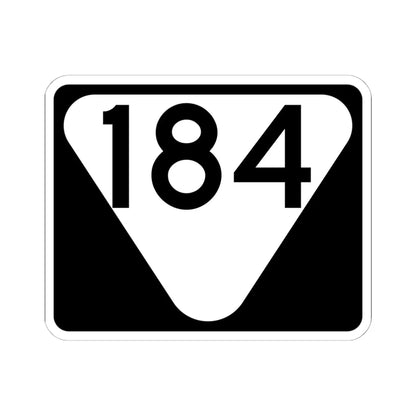 Secondary Tennessee 184 (Tennessee) (Road Sign) STICKER Vinyl Kiss-Cut Decal 6 Inch White - The Sticker Space
