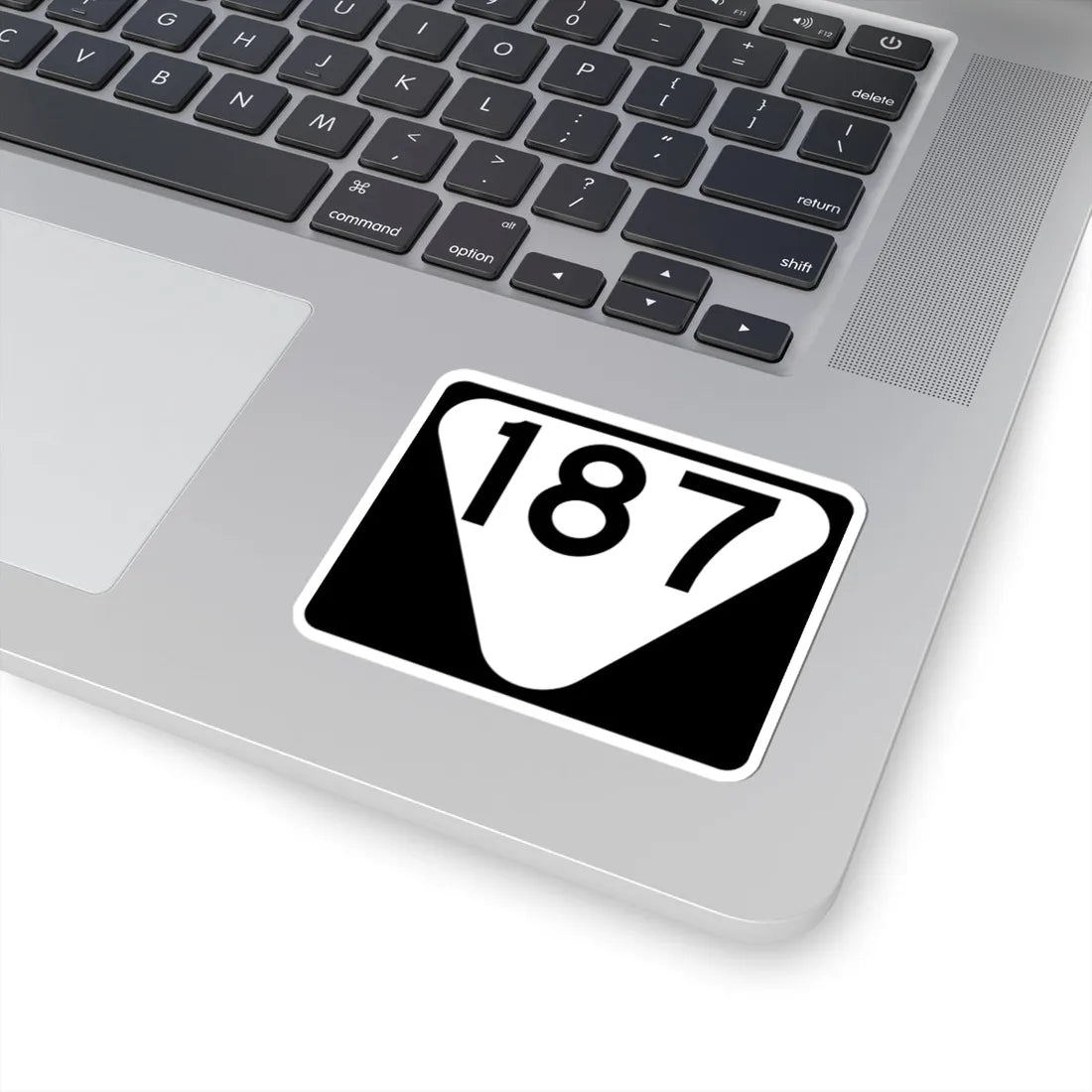 Secondary Tennessee 187 (Tennessee) (Road Sign) STICKER Vinyl Kiss-Cut Decal - The Sticker Space