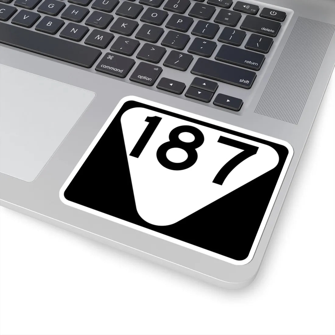Secondary Tennessee 187 (Tennessee) (Road Sign) STICKER Vinyl Kiss-Cut Decal - The Sticker Space