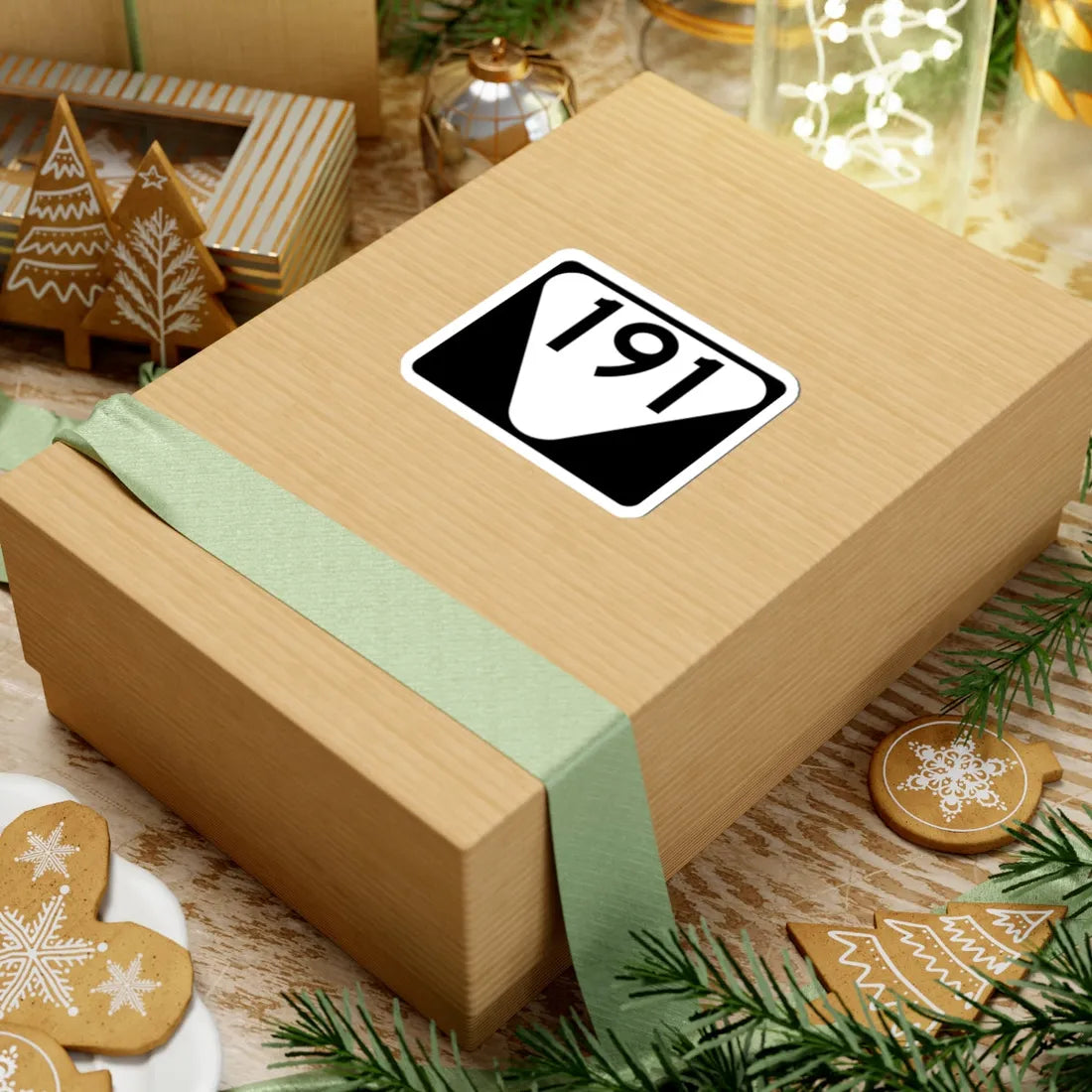 Secondary Tennessee 191 (Tennessee) (Road Sign) STICKER Vinyl Kiss-Cut Decal - The Sticker Space