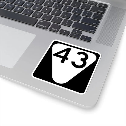 Secondary Tennessee 43 (Tennessee) (Road Sign) STICKER Vinyl Kiss-Cut Decal - The Sticker Space