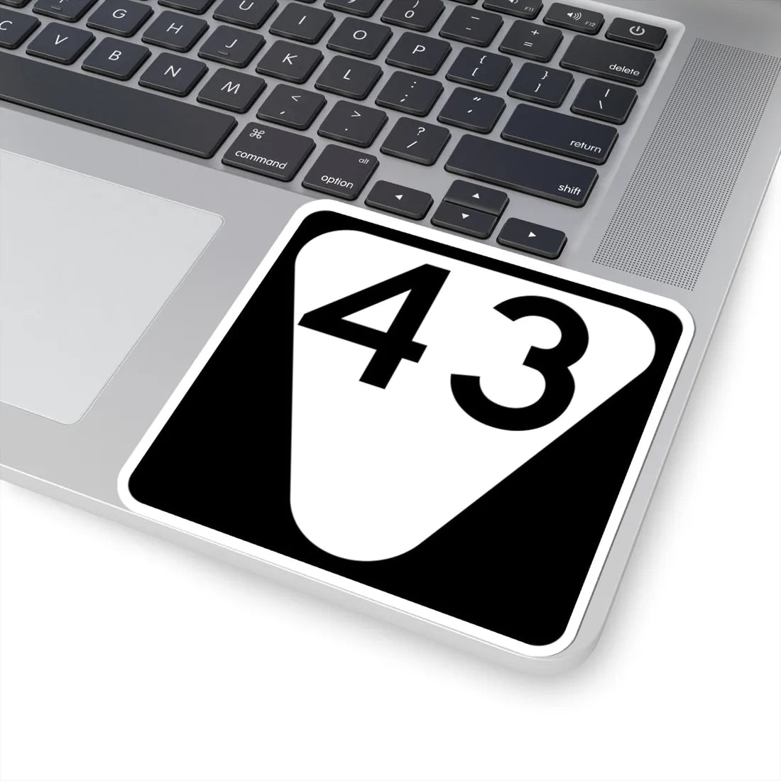 Secondary Tennessee 43 (Tennessee) (Road Sign) STICKER Vinyl Kiss-Cut Decal - The Sticker Space