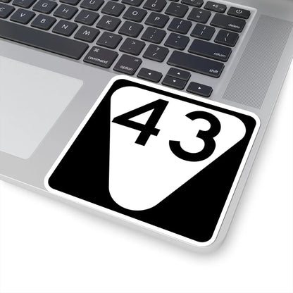 Secondary Tennessee 43 (Tennessee) (Road Sign) STICKER Vinyl Kiss-Cut Decal - The Sticker Space