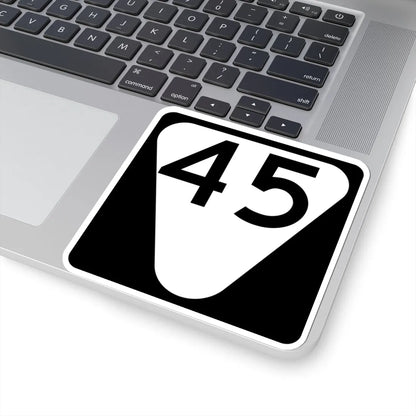 Secondary Tennessee 45 (Tennessee) (Road Sign) STICKER Vinyl Kiss-Cut Decal - The Sticker Space