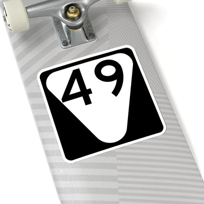 Secondary Tennessee 49 (Tennessee) (Road Sign) STICKER Vinyl Kiss-Cut Decal - The Sticker Space