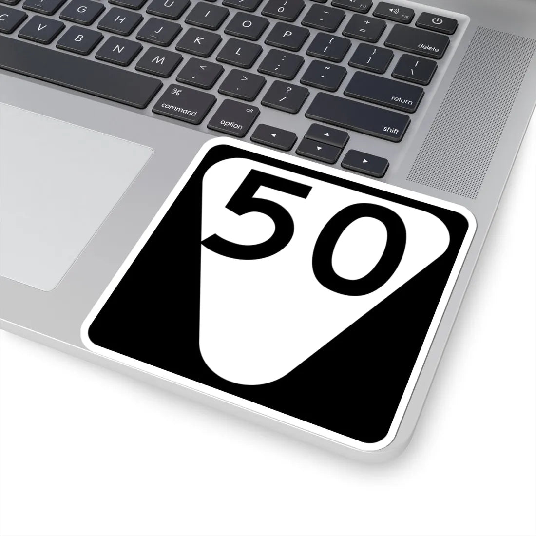 Secondary Tennessee 50 (Tennessee) (Road Sign) STICKER Vinyl Kiss-Cut Decal - The Sticker Space