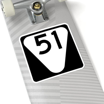 Secondary Tennessee 51 (Tennessee) (Road Sign) STICKER Vinyl Kiss-Cut Decal - The Sticker Space