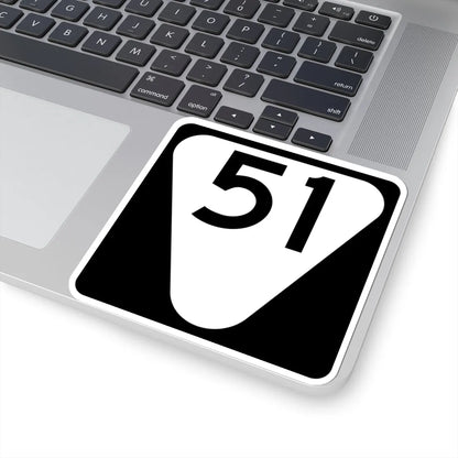 Secondary Tennessee 51 (Tennessee) (Road Sign) STICKER Vinyl Kiss-Cut Decal - The Sticker Space
