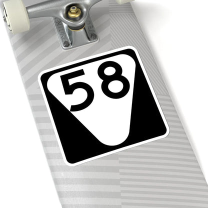 Secondary Tennessee 58 (Tennessee) (Road Sign) STICKER Vinyl Kiss-Cut Decal - The Sticker Space