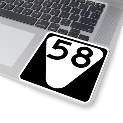 Secondary Tennessee 58 (Tennessee) (Road Sign) STICKER Vinyl Kiss-Cut Decal - The Sticker Space