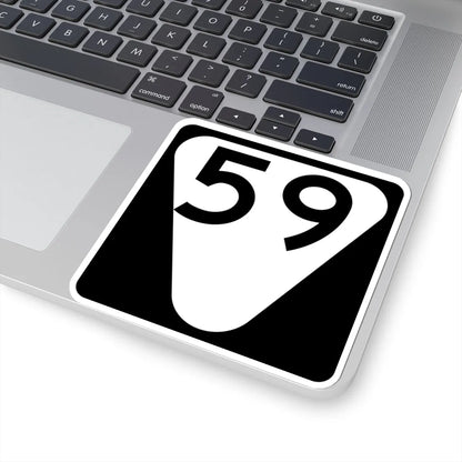 Secondary Tennessee 59 (Tennessee) (Road Sign) STICKER Vinyl Kiss-Cut Decal - The Sticker Space