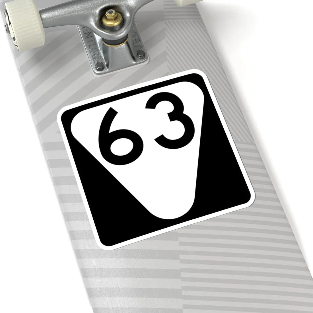 Secondary Tennessee 63 (Tennessee) (Road Sign) STICKER Vinyl Kiss-Cut Decal - The Sticker Space