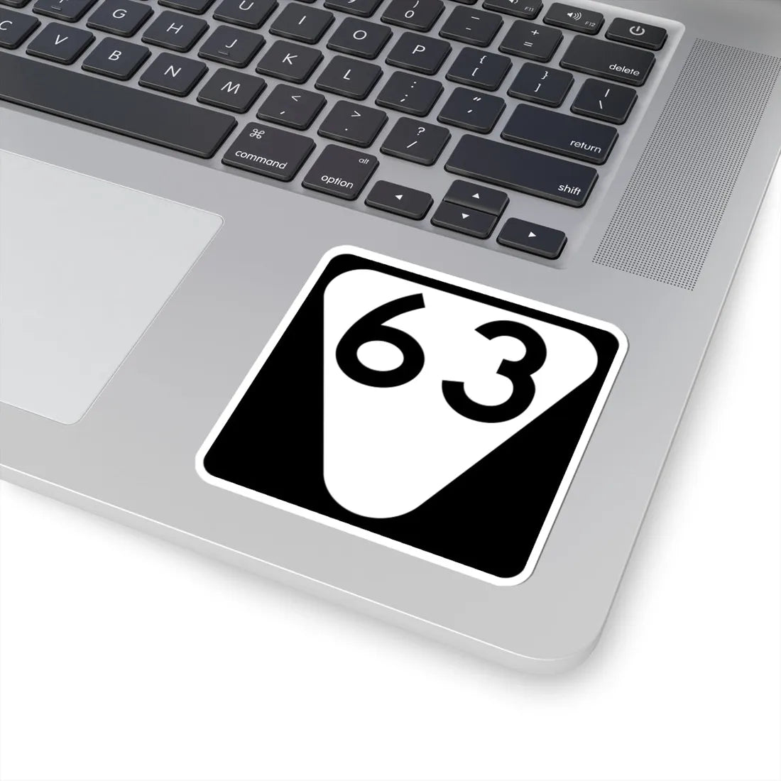 Secondary Tennessee 63 (Tennessee) (Road Sign) STICKER Vinyl Kiss-Cut Decal - The Sticker Space