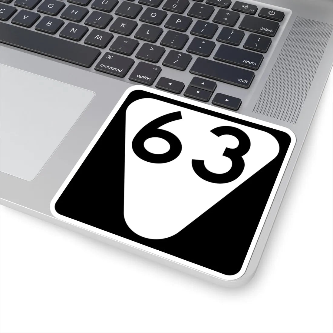 Secondary Tennessee 63 (Tennessee) (Road Sign) STICKER Vinyl Kiss-Cut Decal - The Sticker Space