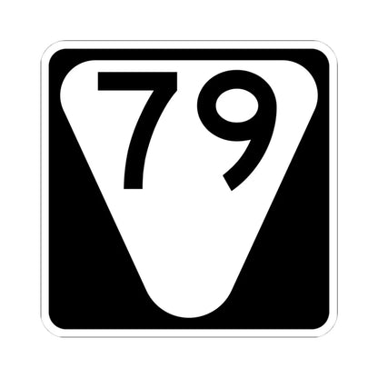 Secondary Tennessee 79 (Tennessee) (Road Sign) STICKER Vinyl Kiss-Cut Decal 4 Inch White - The Sticker Space