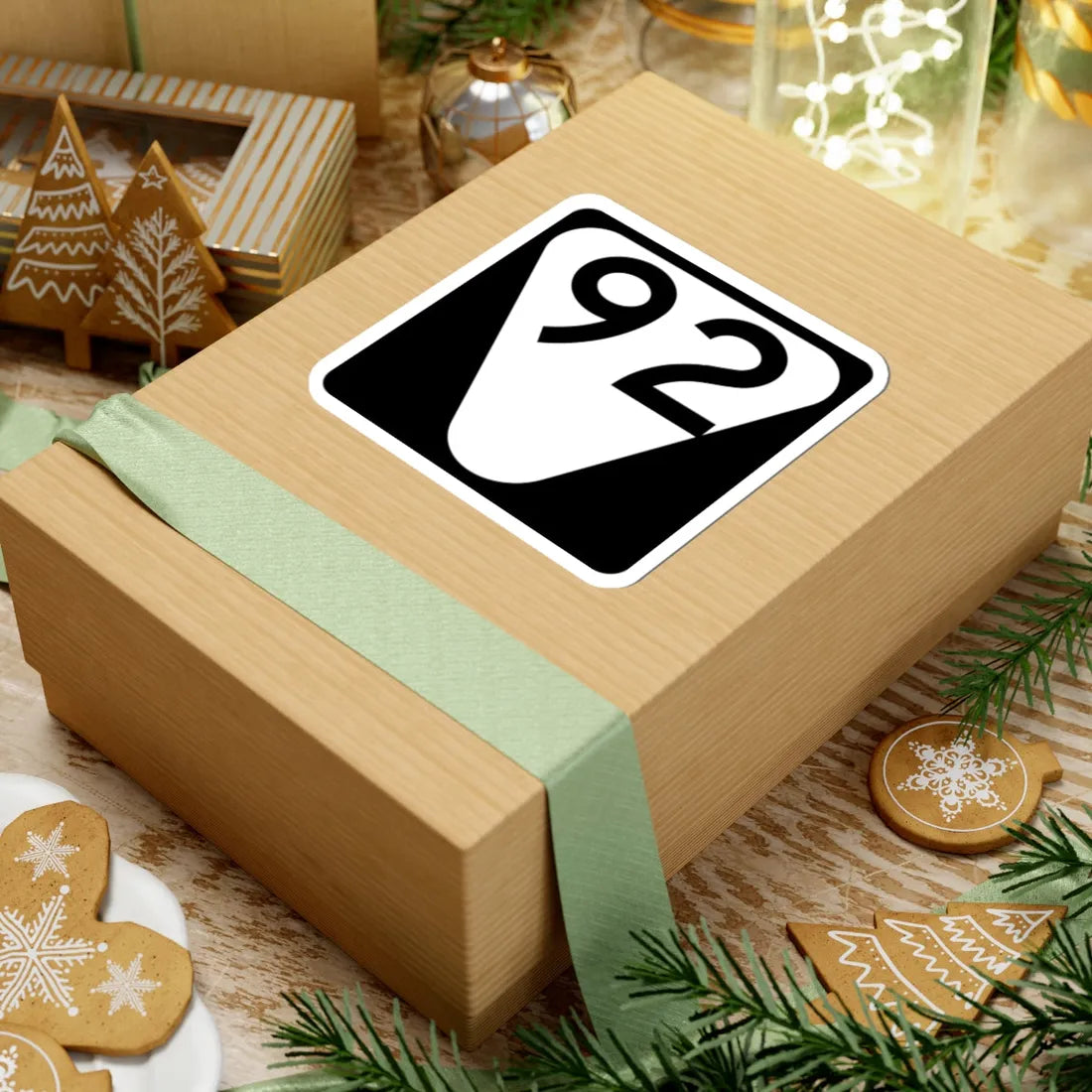 Secondary Tennessee 92 (Tennessee) (Road Sign) STICKER Vinyl Kiss-Cut Decal - The Sticker Space