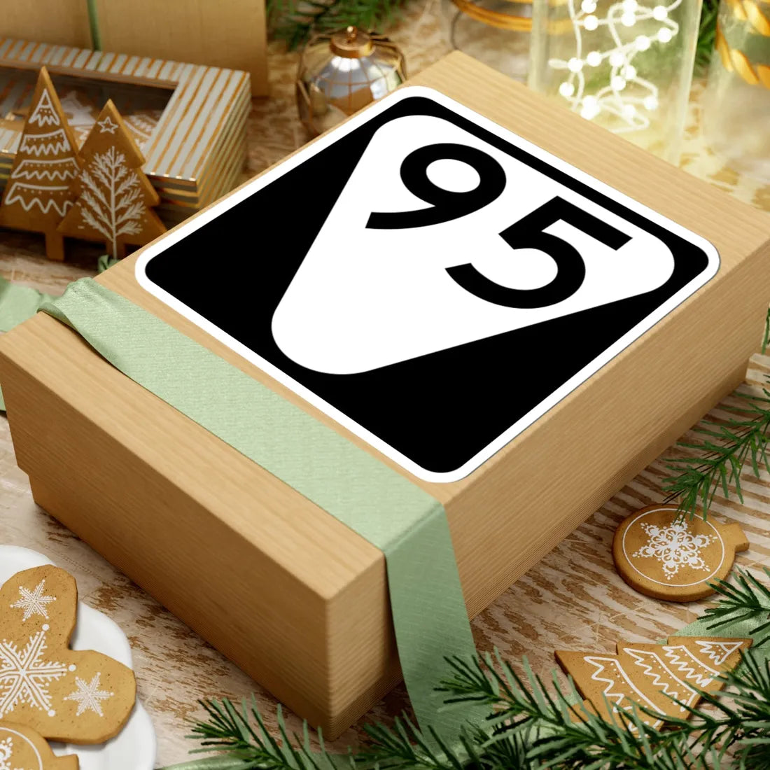 Secondary Tennessee 95 (Tennessee) (Road Sign) STICKER Vinyl Kiss-Cut Decal - The Sticker Space