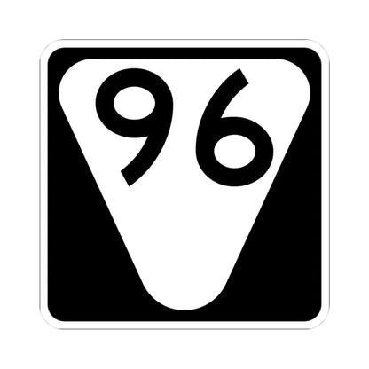 Secondary Tennessee 96 (Tennessee) (Road Sign) STICKER Vinyl Kiss-Cut Decal 3 Inch White - The Sticker Space