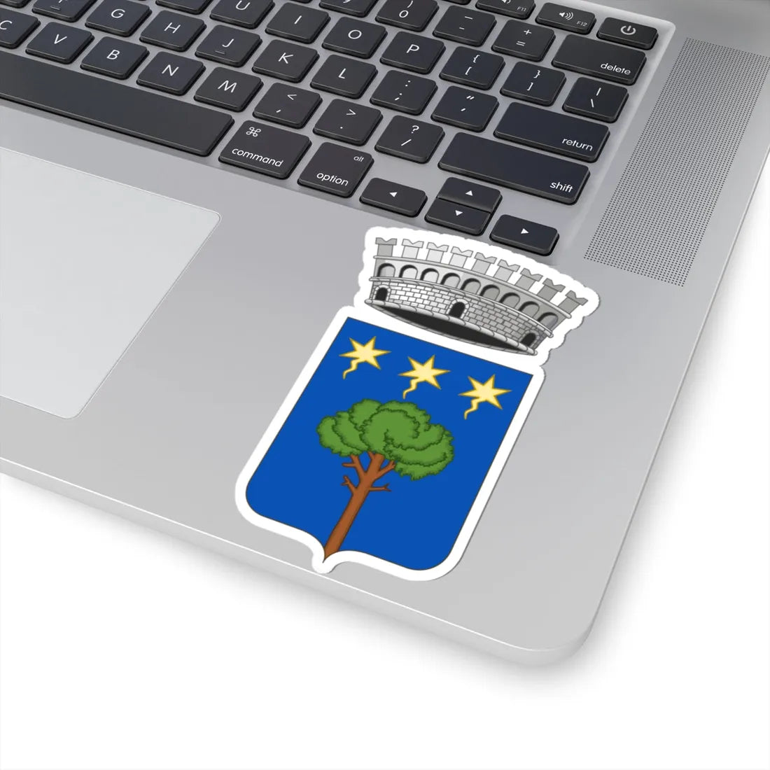 Secondigliano-Stemma (Italy) (Coat of Arms) STICKER Vinyl Kiss-Cut Decal - The Sticker Space