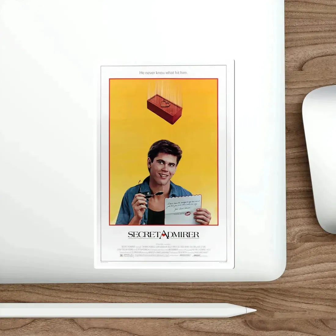 Secret Admirer 1985 Movie Poster STICKER Vinyl Die-Cut Decal - The Sticker Space