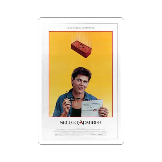 Secret Admirer 1985 Movie Poster - STICKER Vinyl Kiss-Cut Decal 2 Inch White - The Sticker Space